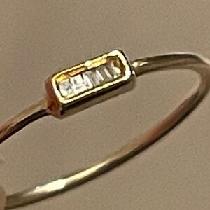 Maiyet 18k Gold Baguette diamond ring